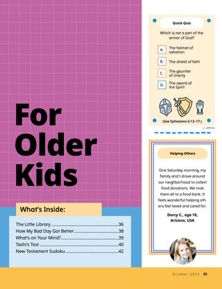 For Older Kids cover page PDF
