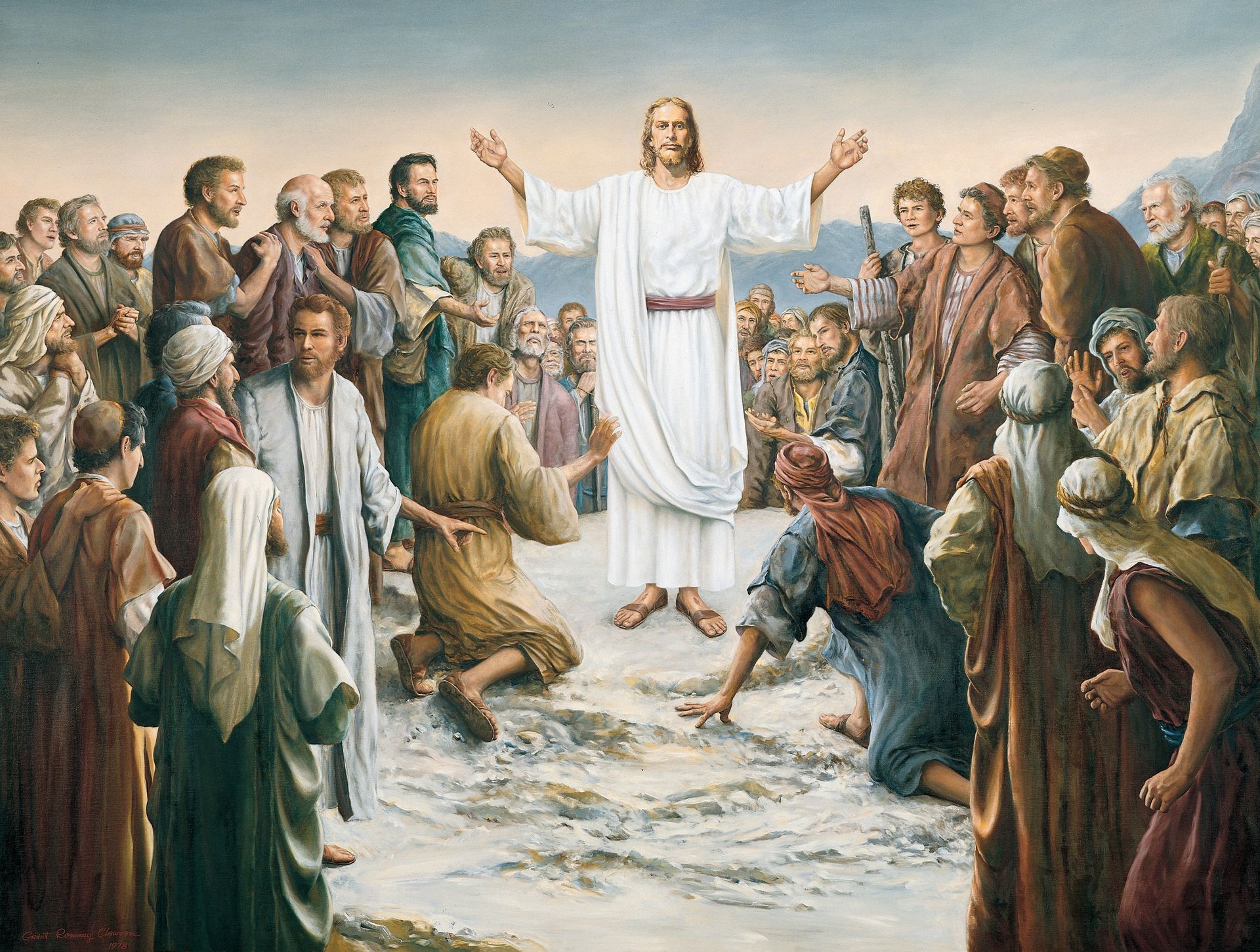 Jézus megjelenik ötszáz ember előtt