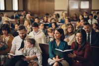 Una congregación aprende de la Restauración del Evangelio de Jesucristo en un servicio dominical