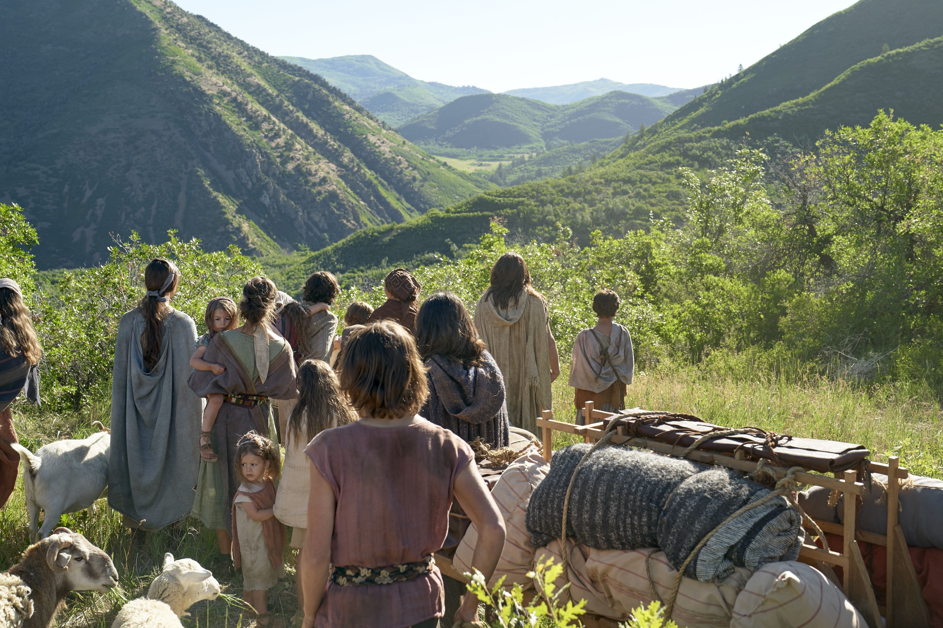 Nephi' family arrives at the Land of Nephi.