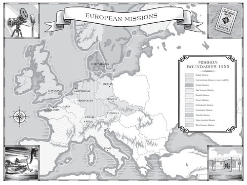 map of European missions