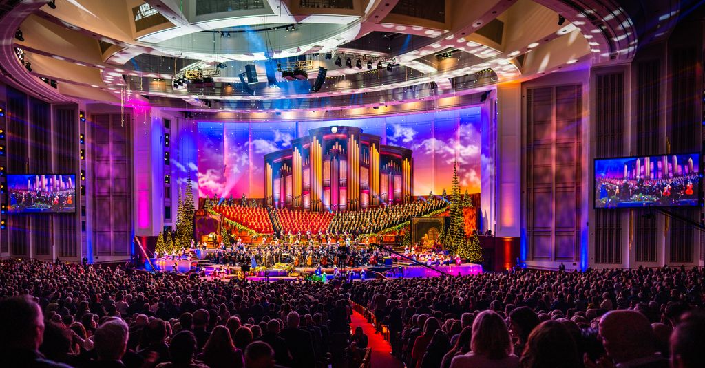 Various people perform as part of the 2022 Tabernacle Choir Christmas Concerts.
