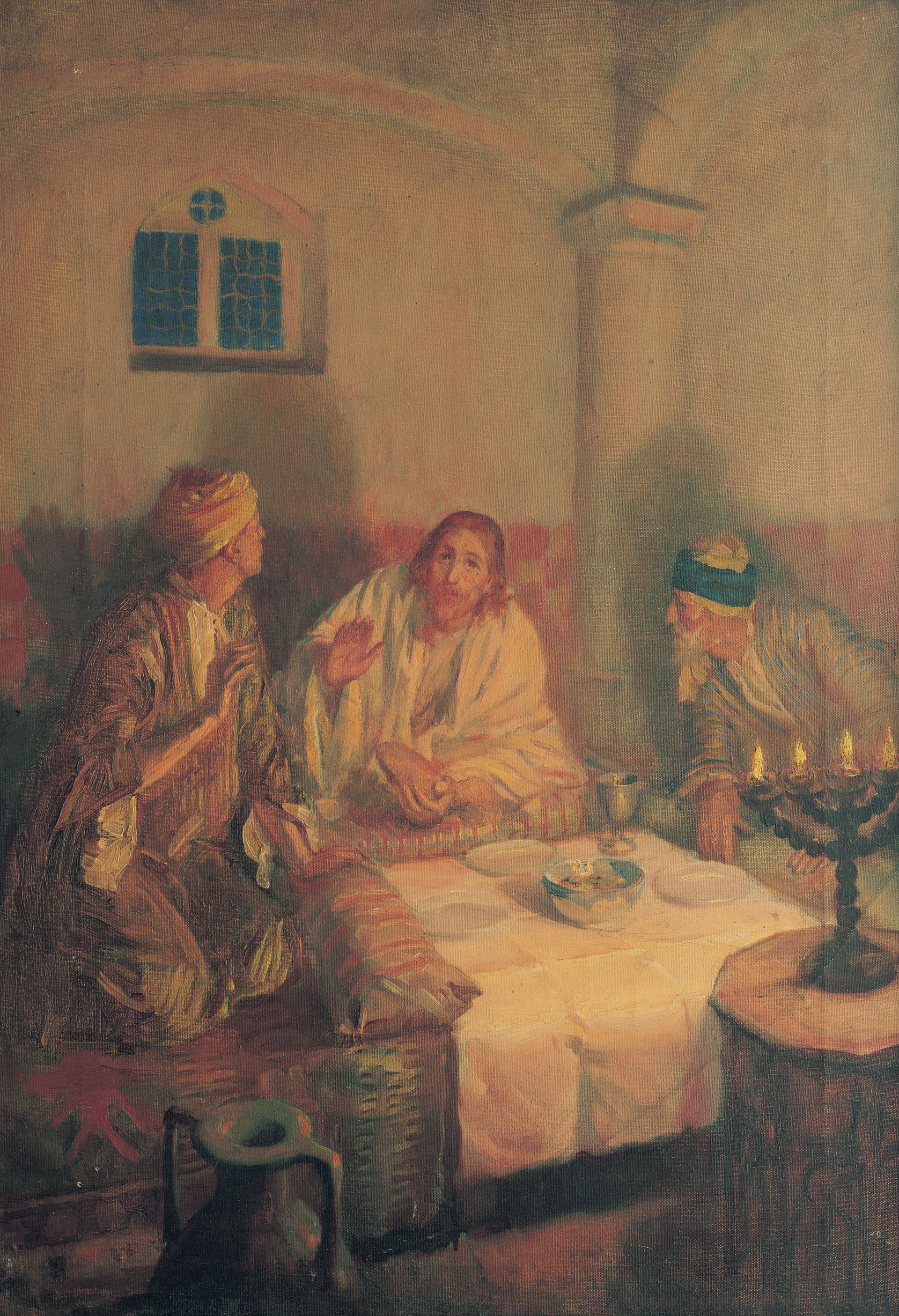 Supper at Emmaus, by Simon Harmon Vedder