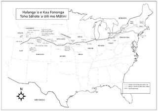 map, handcart route
