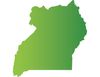 map of Uganda
