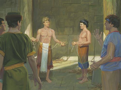 Alma le Amuleke ba khaola lithapo