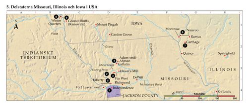 Karta 5 över kyrkans historia
