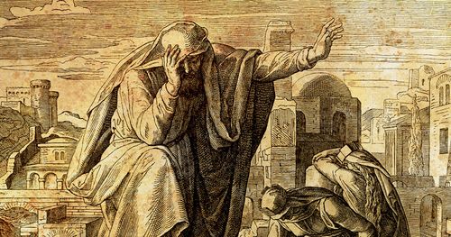 gravura do profeta Jeremias