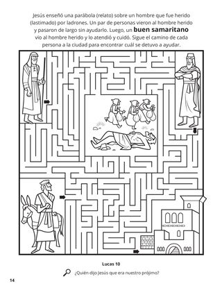 The Good Samaritan coloring page
