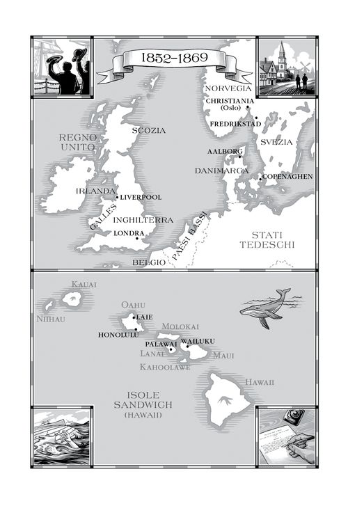 Cartina della Missione europea e della Missione delle isole
