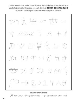 Translation of the Book of Mormon coloring page