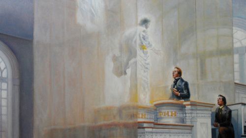 si Moises na nagpakita kina Joseph Smith at Oliver Cowdery sa Kirtland Temple