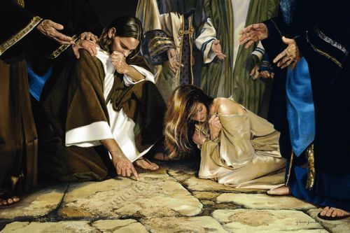 行淫被捉的婦人