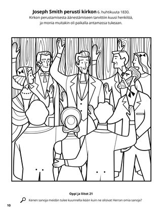 Organization of the Church coloring page