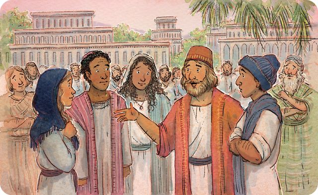 Jonah teaching people