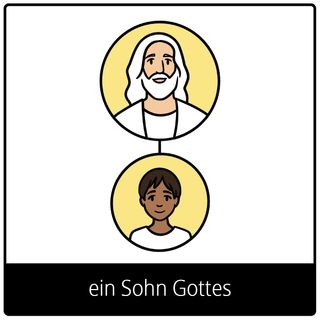 Symbol für Evangeliumsbegriff: ein Sohn Gottes