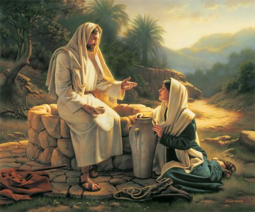Agua viva (Jesús y la mujer samaritana)