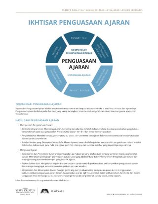 selebaran, Tinjauan Penguasaan Ajaran