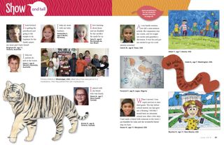 collection of drawings and quotes from kids