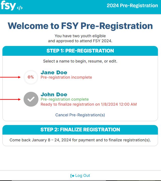 A screenshot of a registration form Description automatically generated