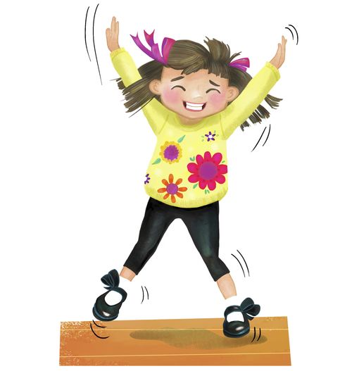 girl tap dancing