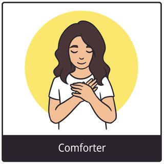 Comforter gospel symbol