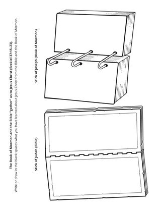 Primary activity page: Book of Mormon and the Bible “gather” us to Jesus Christ