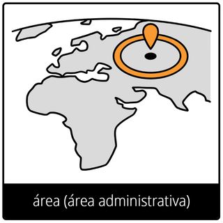 Símbolo do evangelho — área (área administrativa)