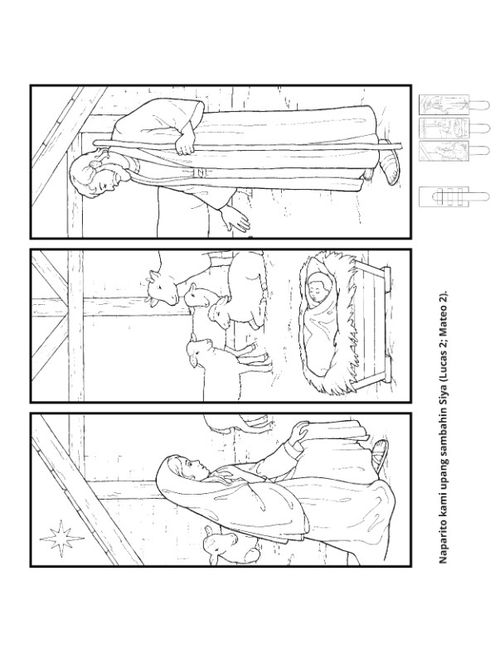 activity page: Si Jesus sa sabsaban