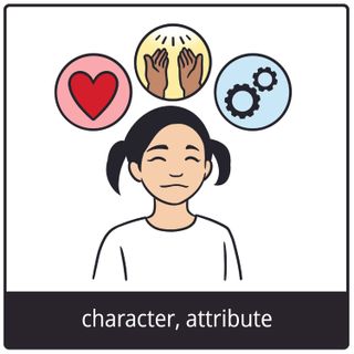 character, attribute gospel symbol