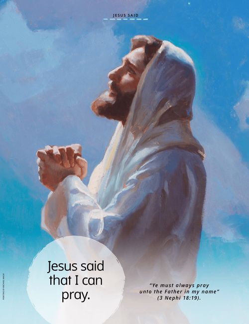 Jesus Christ praying