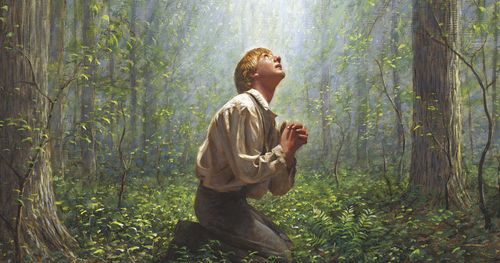 Joseph Smith praying