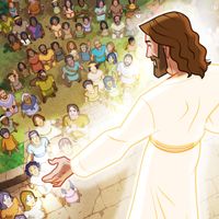 Jesus Visits the People