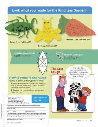 cartoon of boy sharing his worn-out stuffed animal with his dad