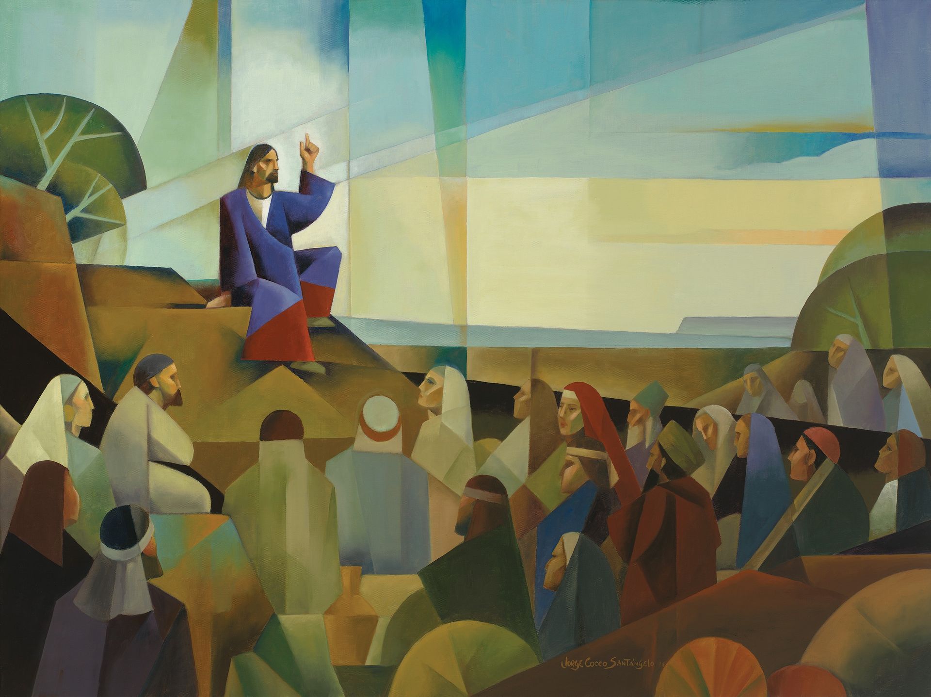 Sermon on the Mount, by Jorge Cocco.