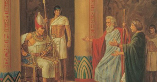 Mózes, Áron és a fáraó