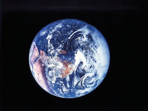 the planet Earth as seen from space