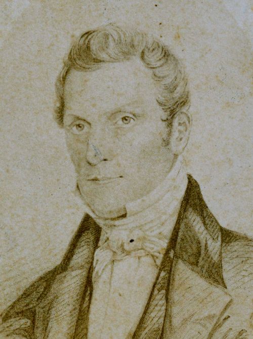 Engraving of Hyrum Smith.