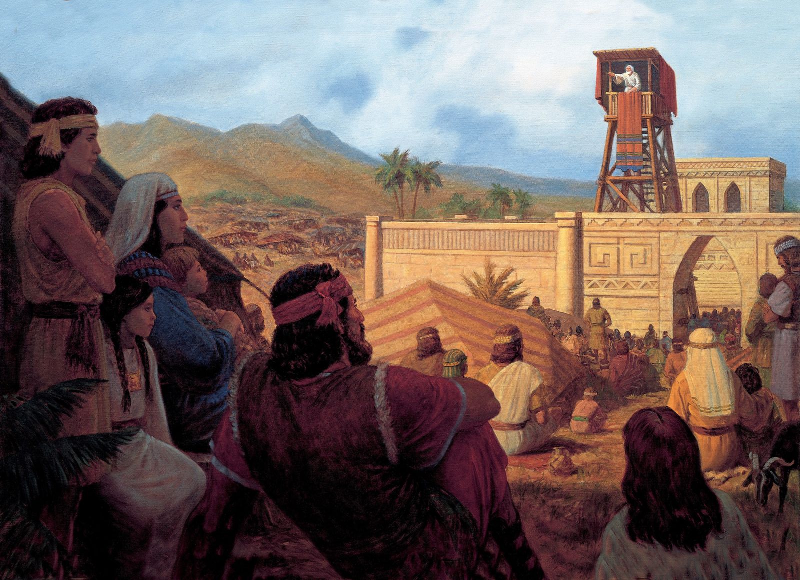 King Benjamin Addresses His People (King Benjamin Preaches to the Nephites)