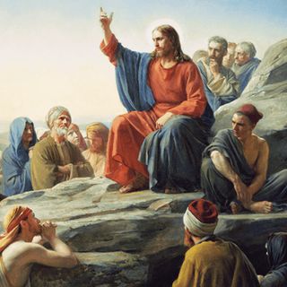 Jesus Cristo ensina sobre as bem-aventuranças no Sermão da Montanha