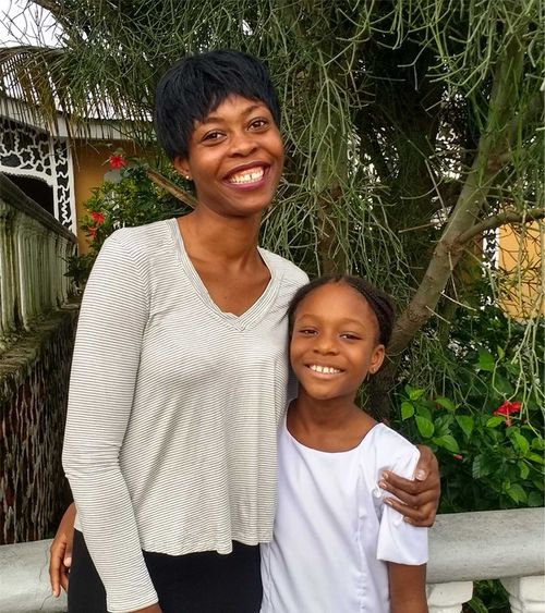 Mariama and her daughter