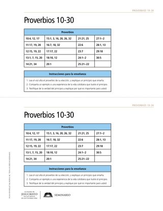 handout, Proverbs