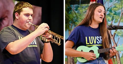 youth performing music