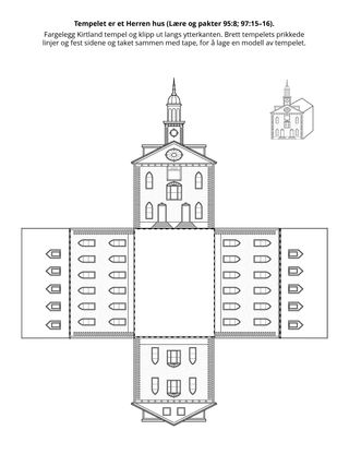 aktivitetsside: tempelet er Herrens hus