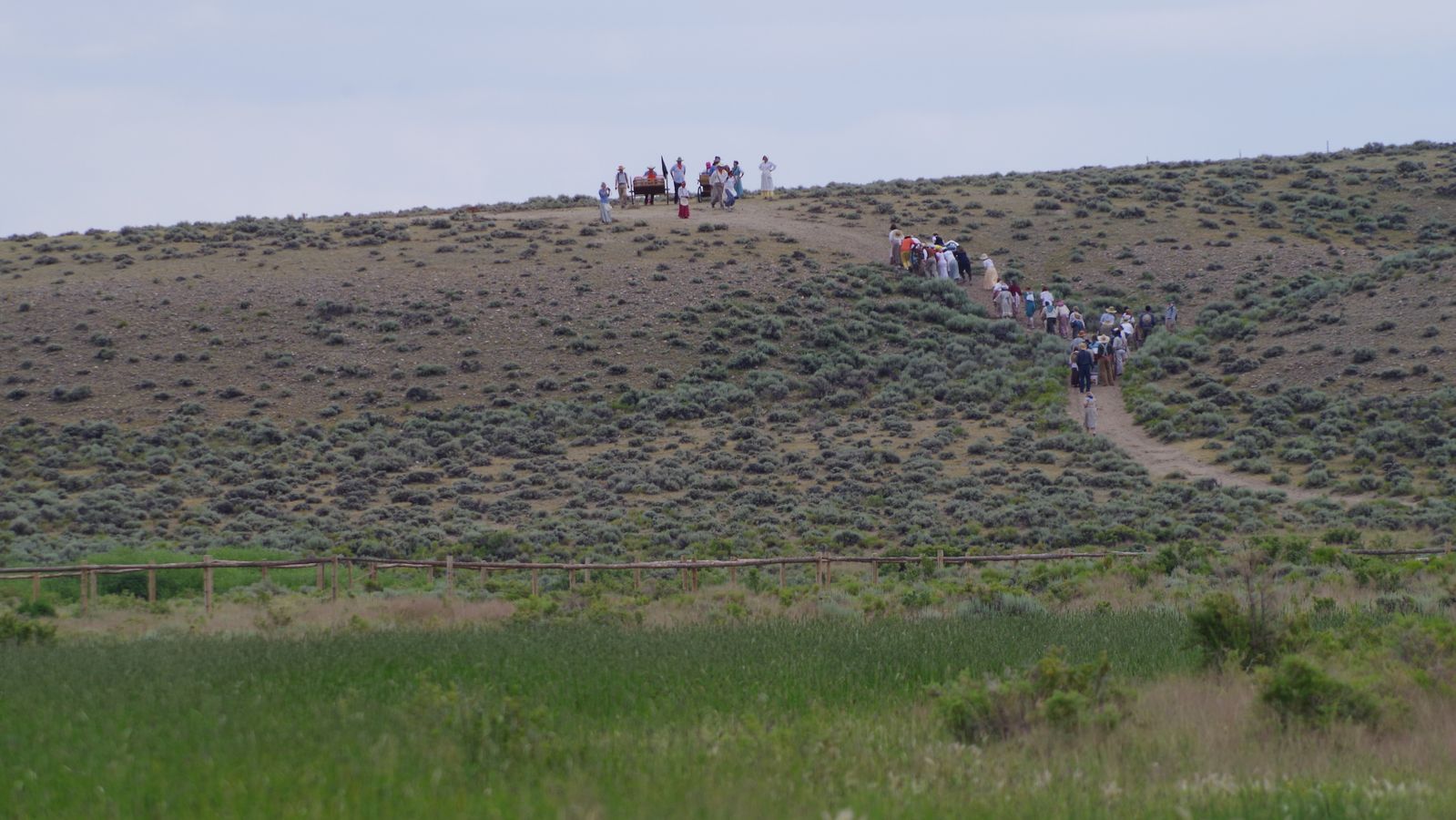 Wyoming Mormon Historic Handcart Site, Sixth Crossing, Short Woman's Pull