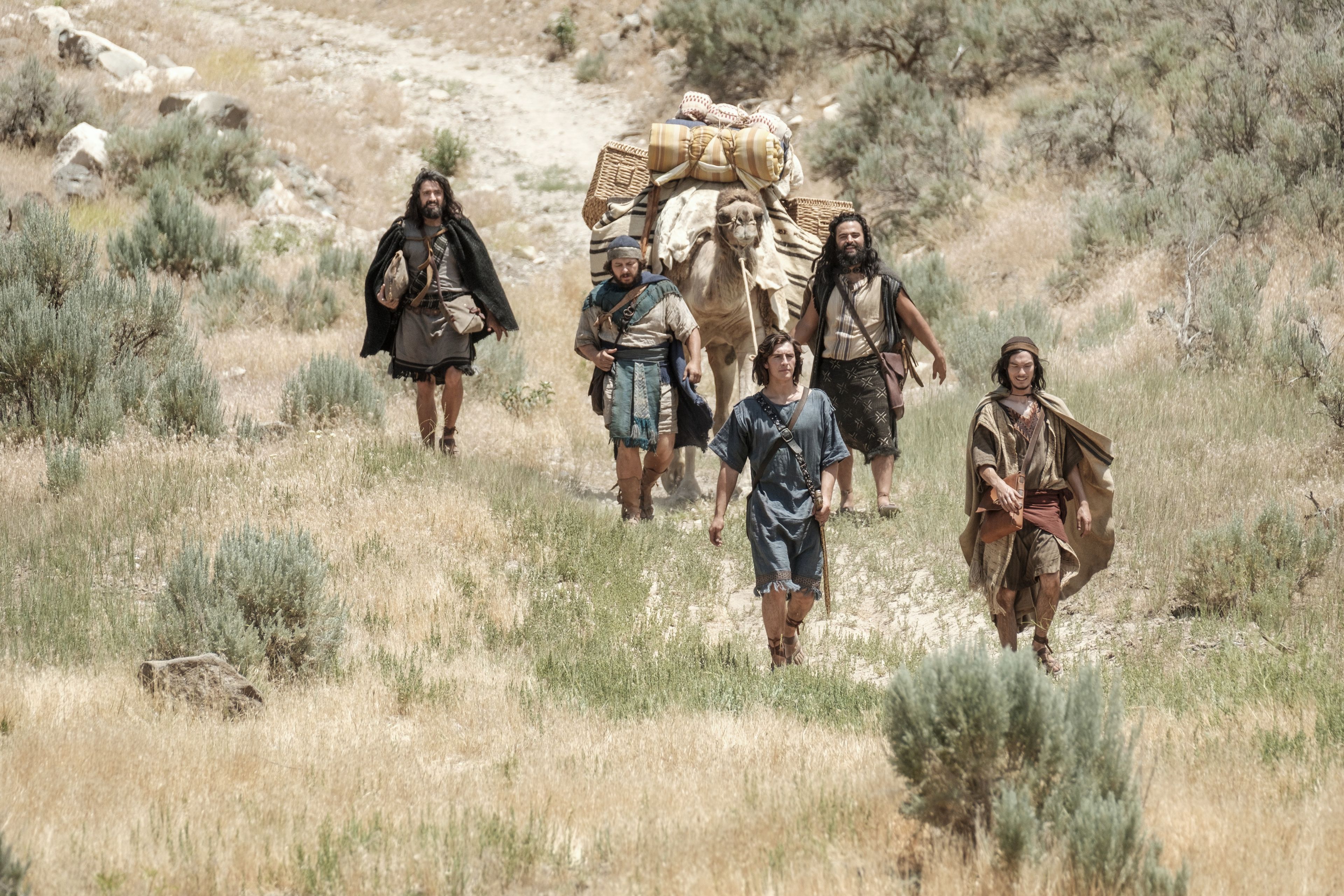 Nephi and his brothers return to the camp in the wilderness.