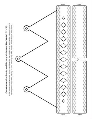 Hoja de actividades: Cuando sirvo a los demás, también estoy sirviendo a Dios