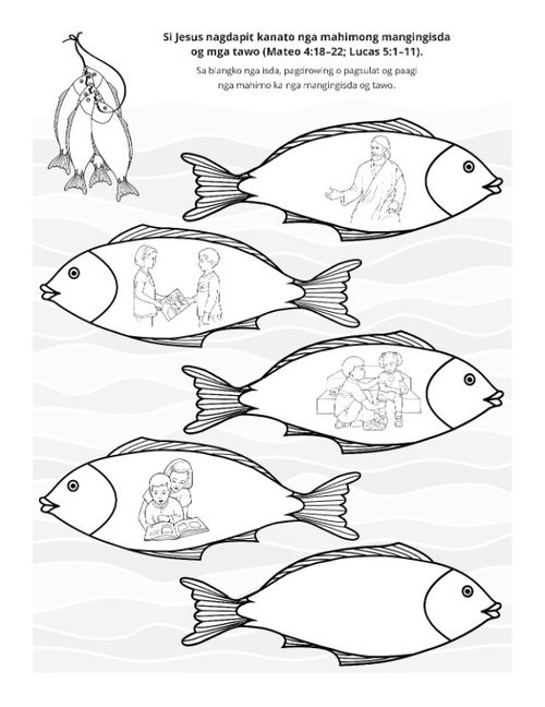 pahina sa kalihokan: Si Jesus nagdapit kanato nga mahimong mga mangingisdag tawo