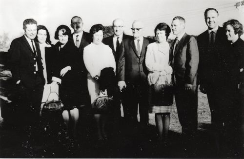 group at dedication of Spain