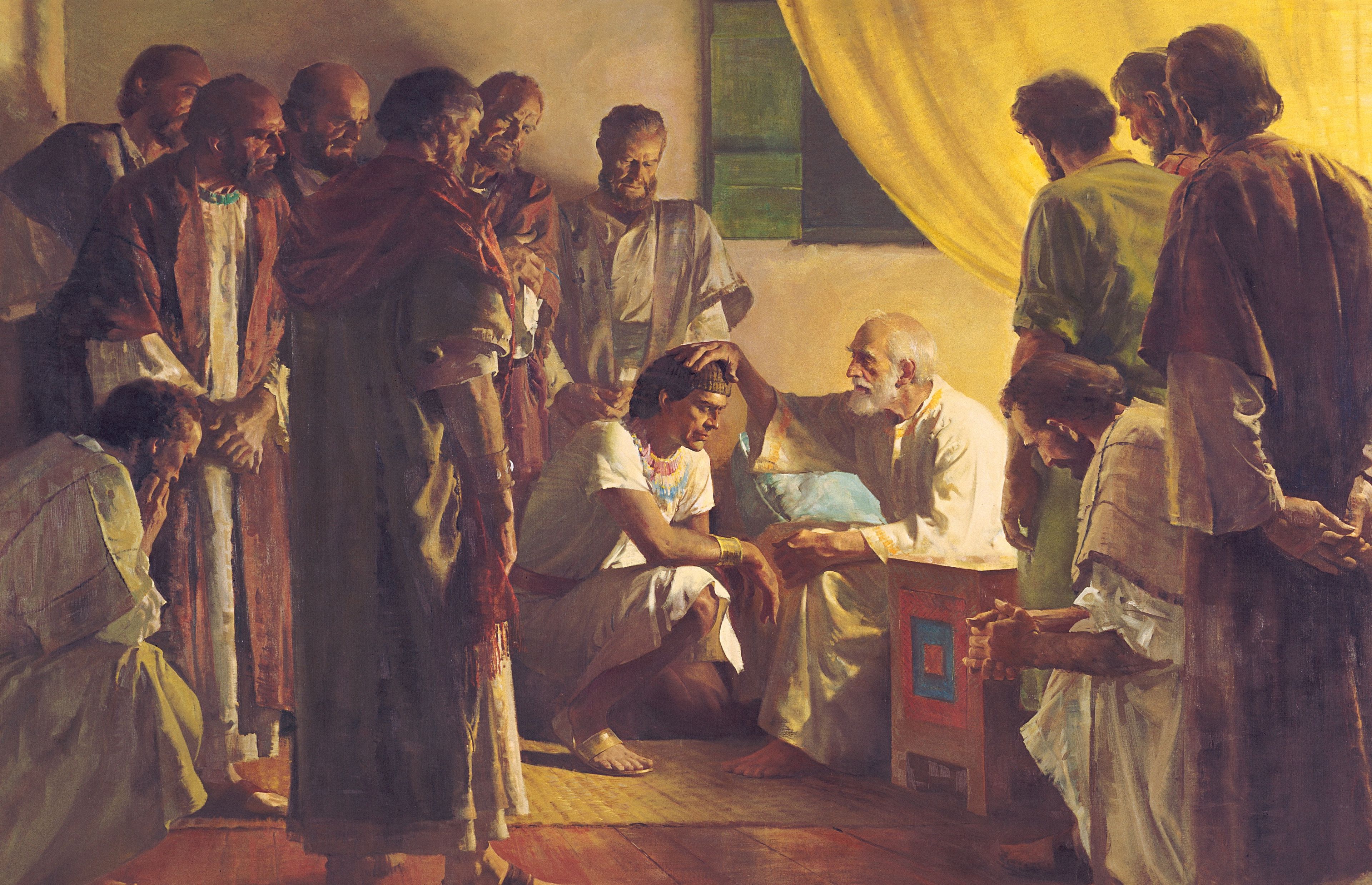 Jacob Blessing His Sons (Jacob Blessing Joseph), by Harry Anderson; GAK 122; GAB 12; Genesis 49